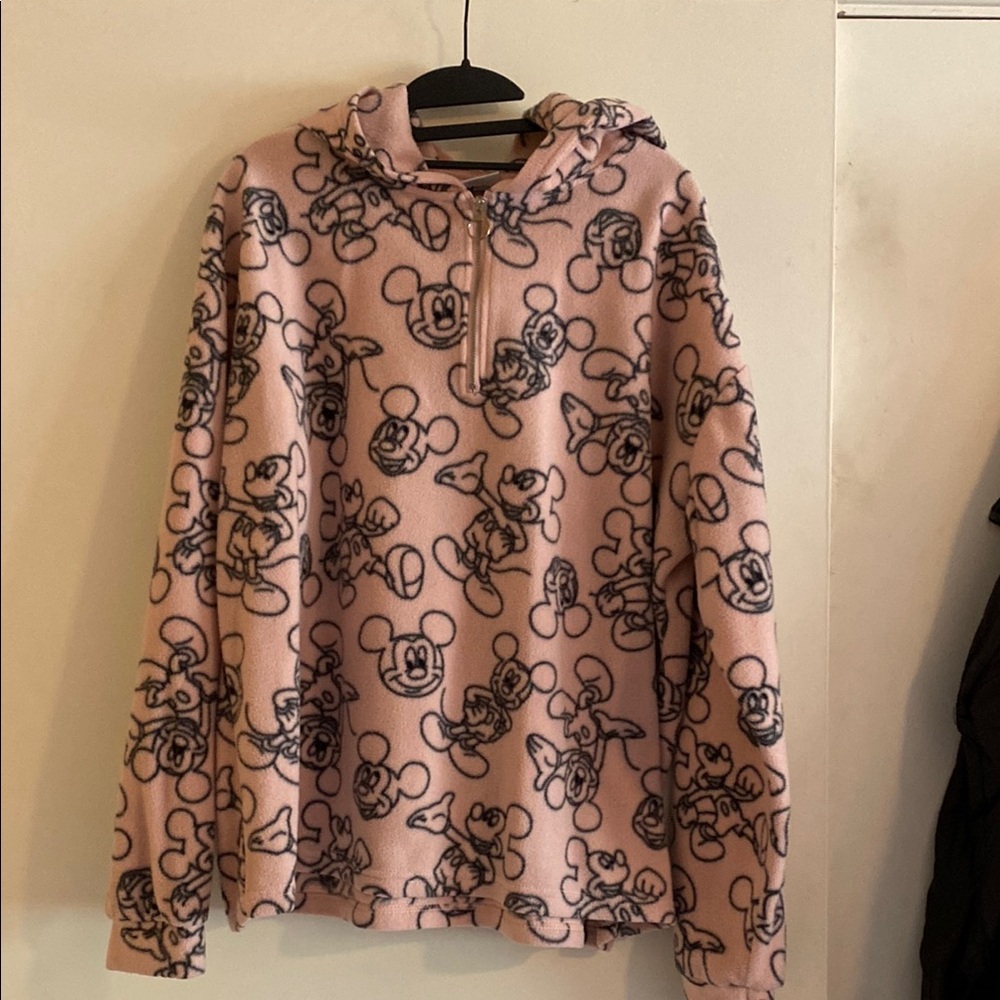 Pink Mickey Mouse Hoodie